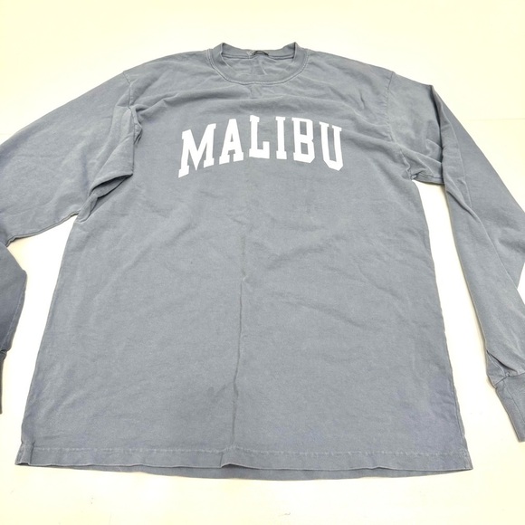 Brandy Melville John Galt Light Blue Malibu Long Sleeve T-Shirt - Picture 5 of 10